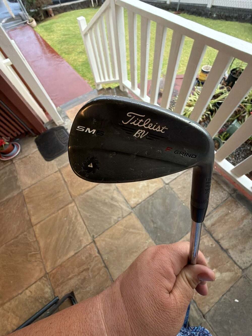 Titleist Vokey SM6 Wedge 48 F Grind Jet Black Steel